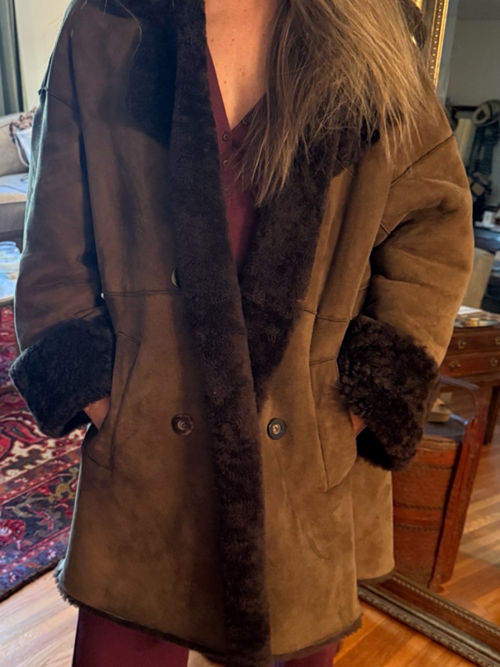 Vintage Guy Fulop Genuine made in Italy suede  Vera Pelle Coat men’s or women’s